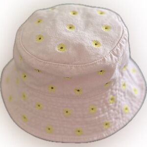 Bucket Sun Hat with embroidered suns
